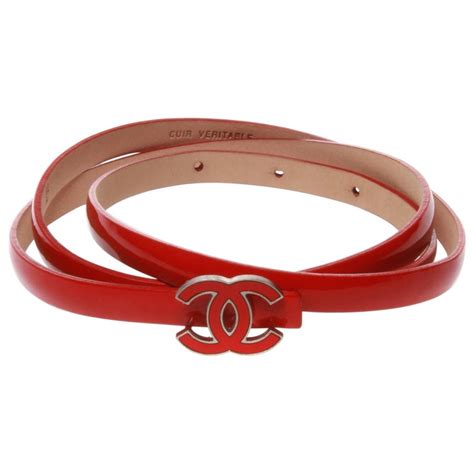 red chanel belt|chanel belt original.